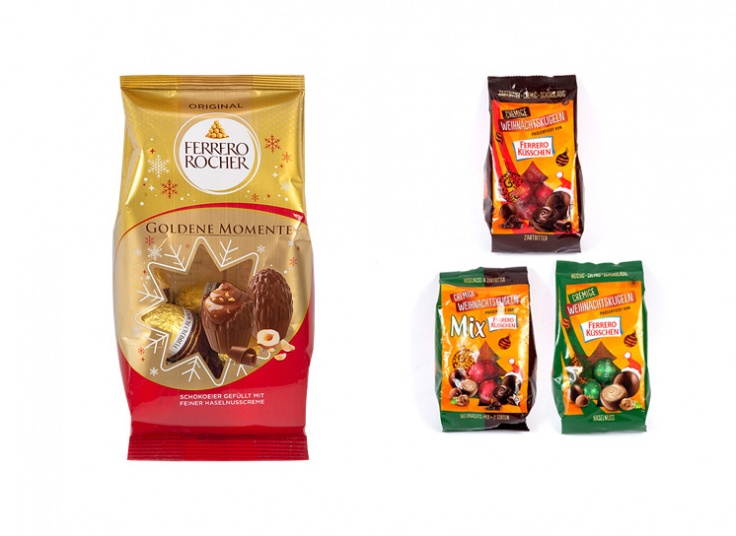 شکلات پاکتی ferrero rocher