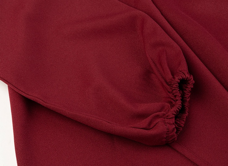 مانتو کرپ یقه انگلیسی