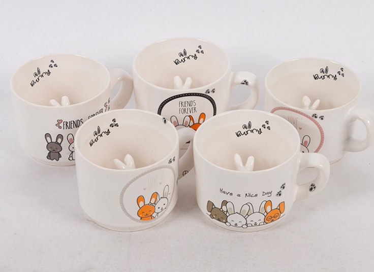 ماگ سرامیکی طرح برجسته