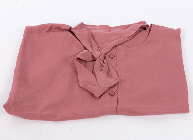 بلوز حریر یقه کراواتی کد 11456