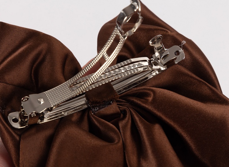 گل سر پاپیون پارچه ای