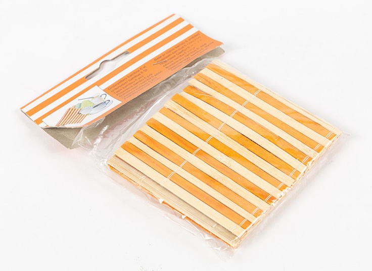 زیر لیوانی بامبو 6 عددی