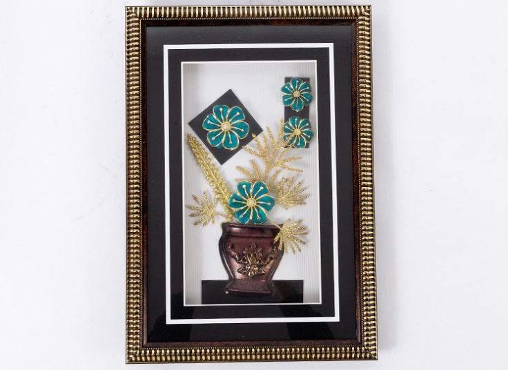 قاب دکوراتیو طرح گل