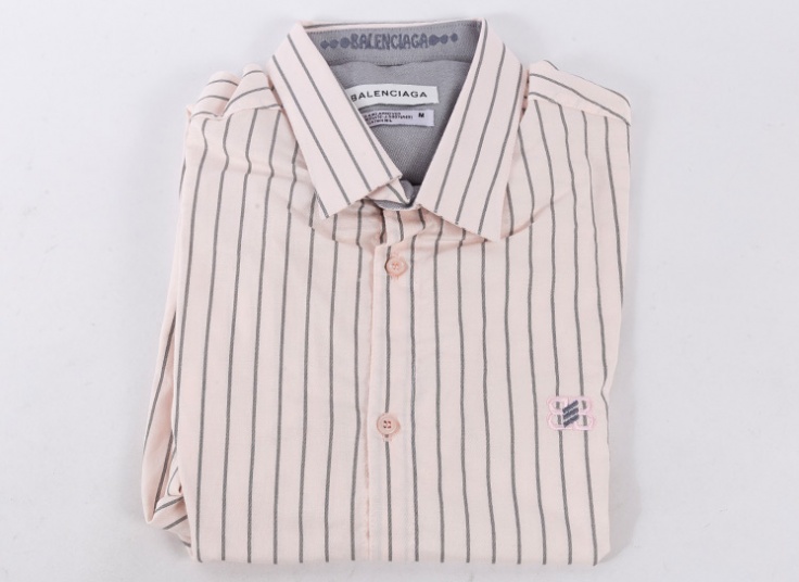 پیراهن راه راه طرح BALENCIAGA