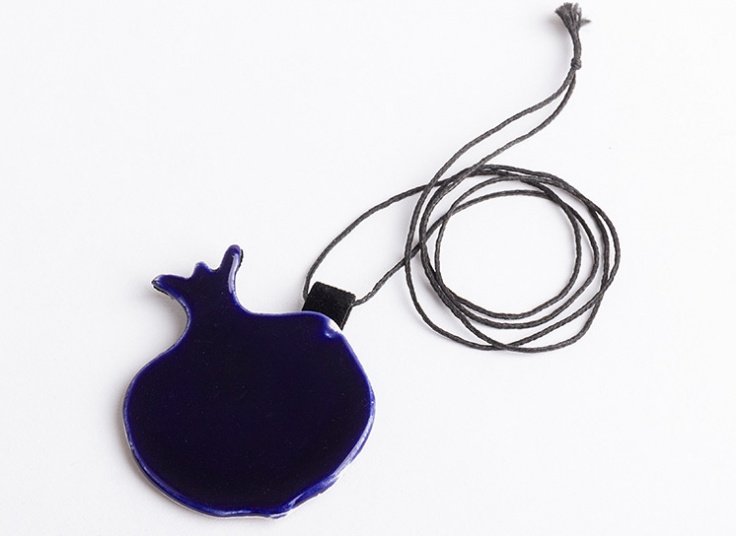 گردنبند انار سفالی