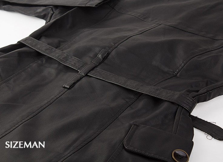 پالتو چرم زنانه SIZEMAN