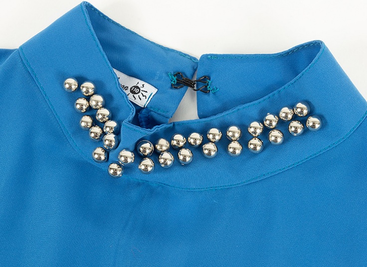 تاپ یقه مرواریدی زنانه