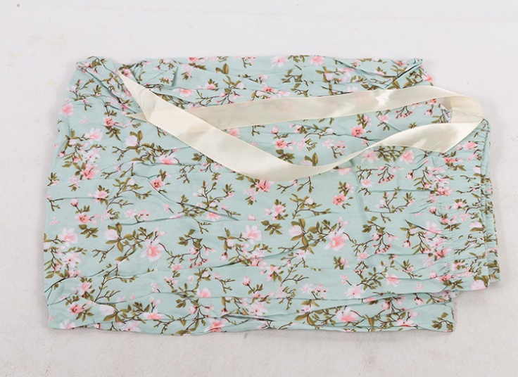 شلوار نخی گلدار PR