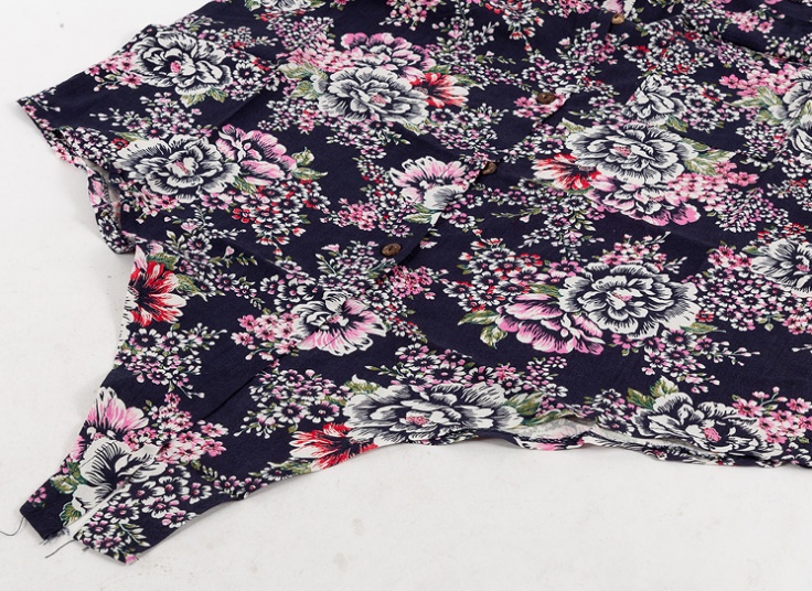 شومیز گره ای گلدار