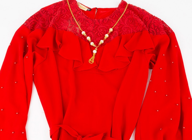 شومیز بلند کرپ حریر زنانه