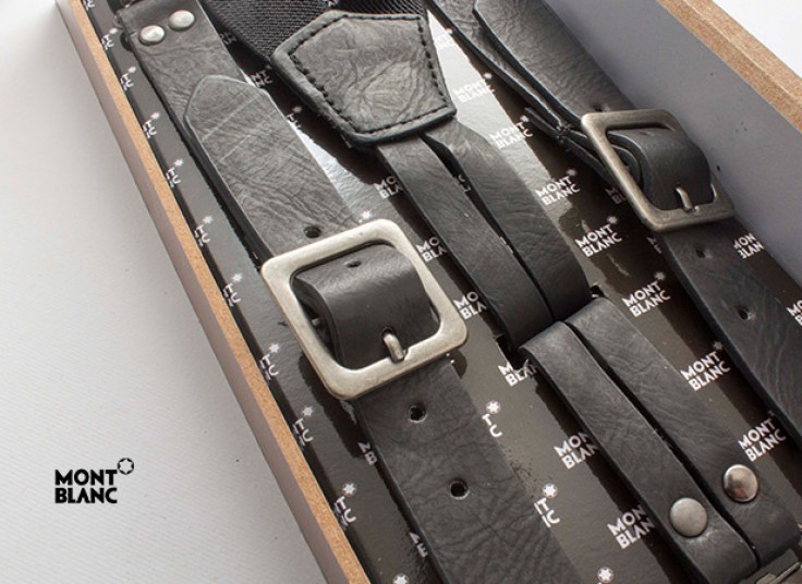 ساسپندر کش و چرم MontBlanc