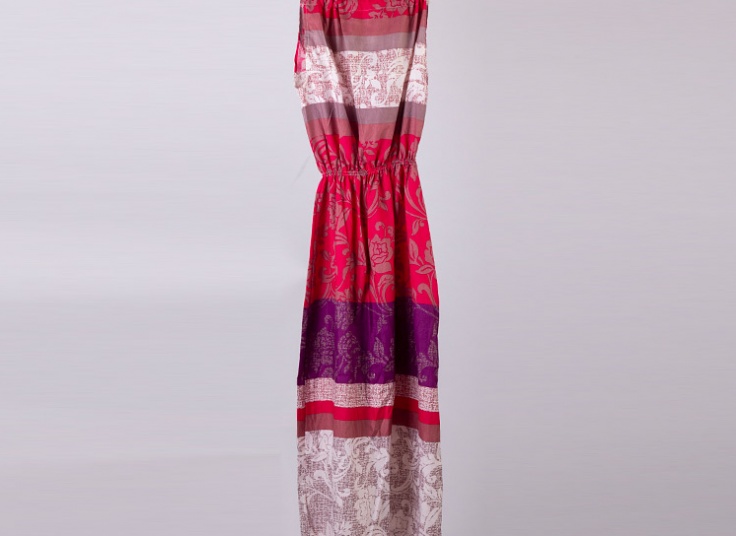 پیراهن ساحلی طرحدار زنانه