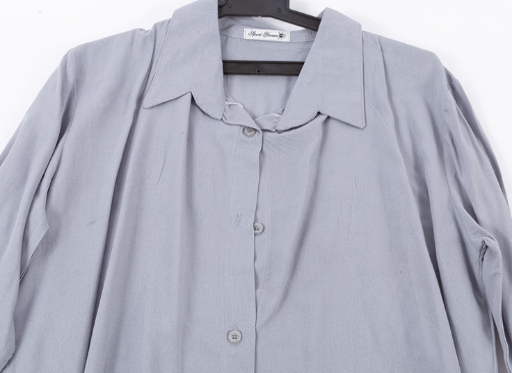 شومیز مانتویی بغل دکمه دار