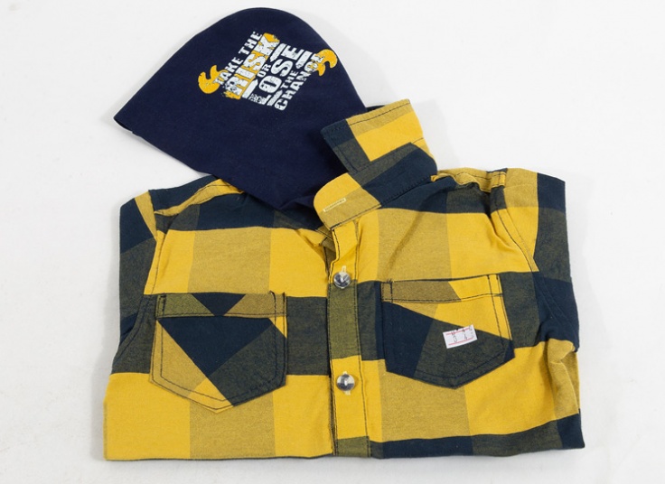 پیراهن چهارخانه پسرانه Monarch