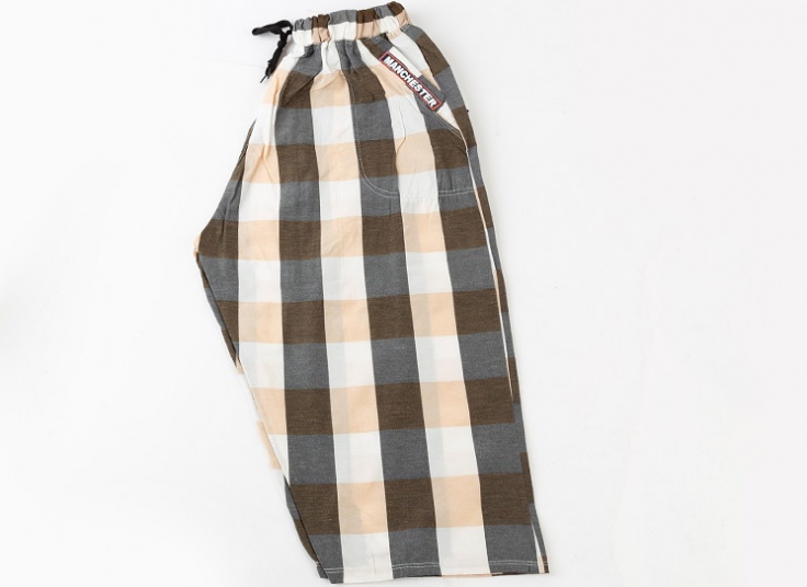 شلوارک راحتی مردانه چهارخانه