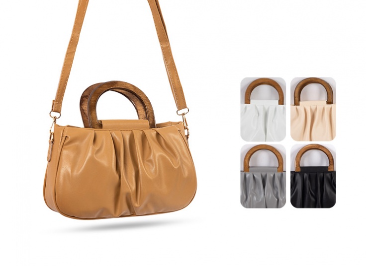 کیف زنانه دسته چوبی