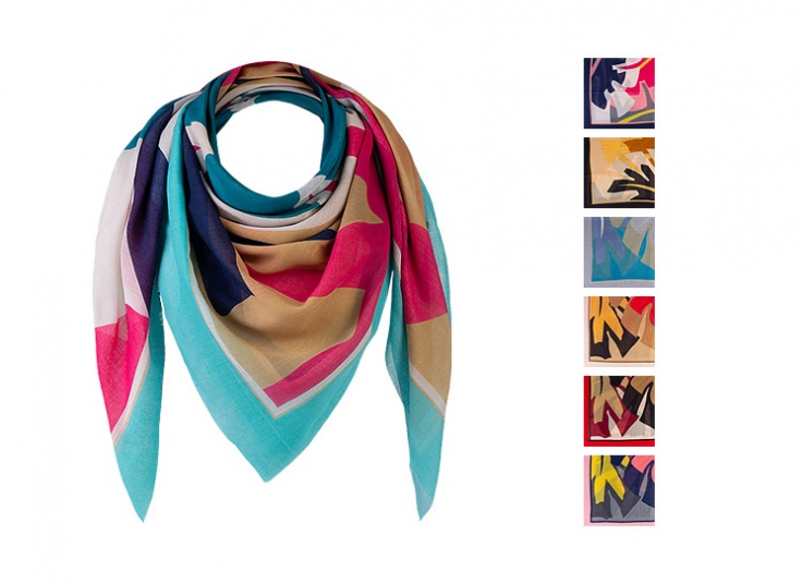 روسری آبرنگی Lamiz