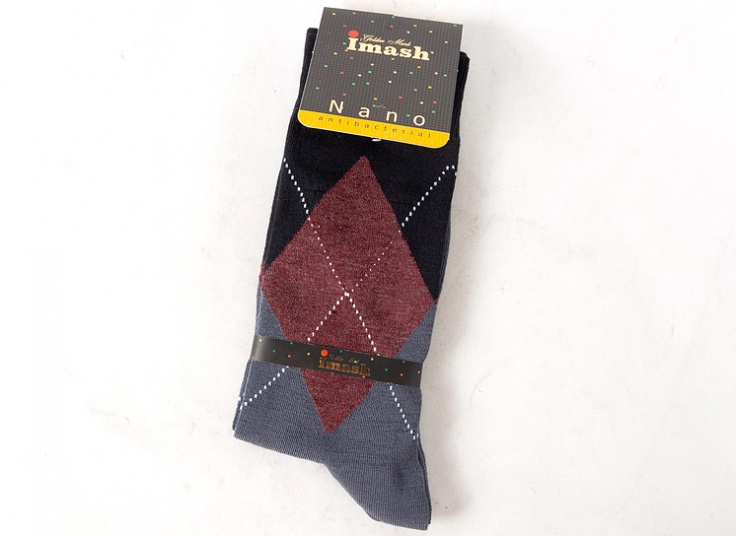 جوراب ساقدار مردانه imash طرح اسکاچ