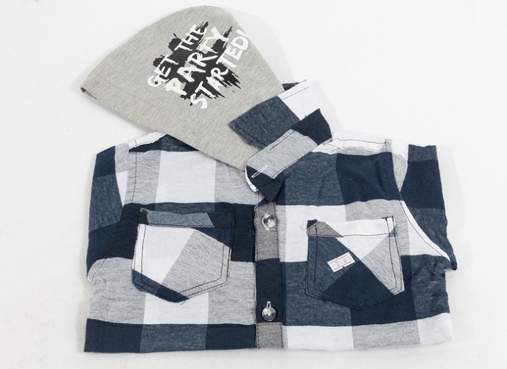 پیراهن چهارخانه پسرانه Monarch