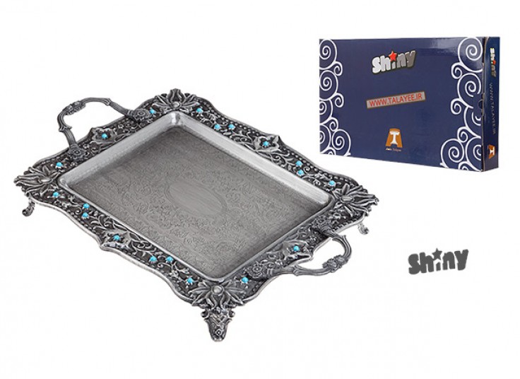 سینی پایه دار shiny