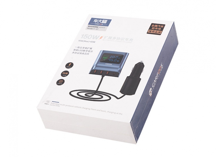 شارژر فندکی خودرو شیائومی یوپین CARFOOK Y-17