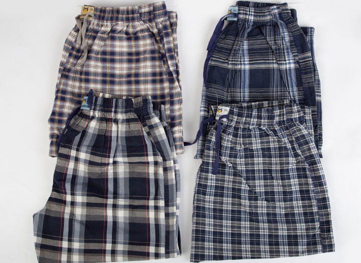 شلوار راحتی مردانه چهارخانه