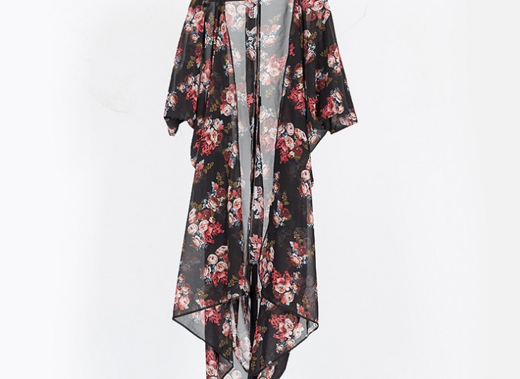 مانتو حریر جلو باز