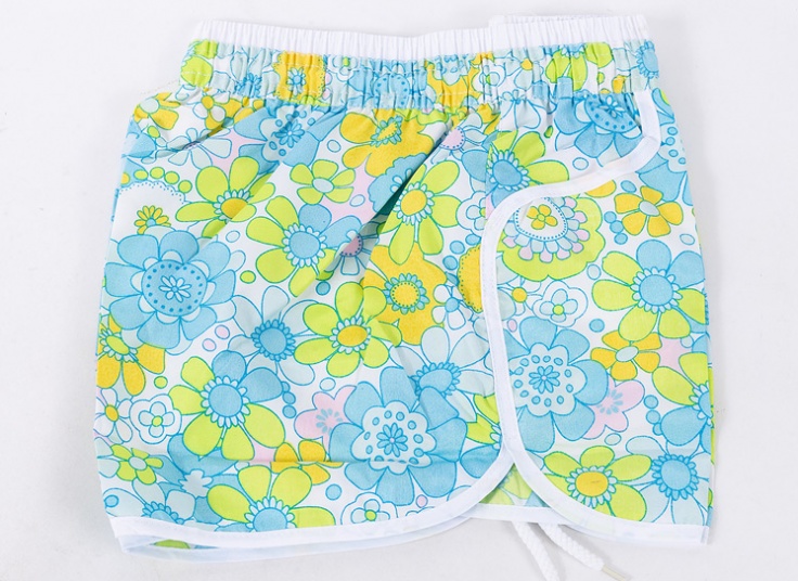 شلوارک زنانه طرح هاوایی