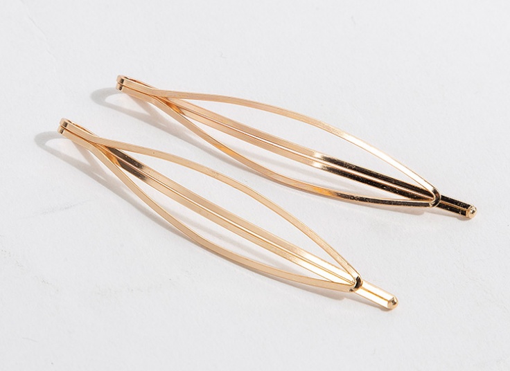 گیره مو طلایی