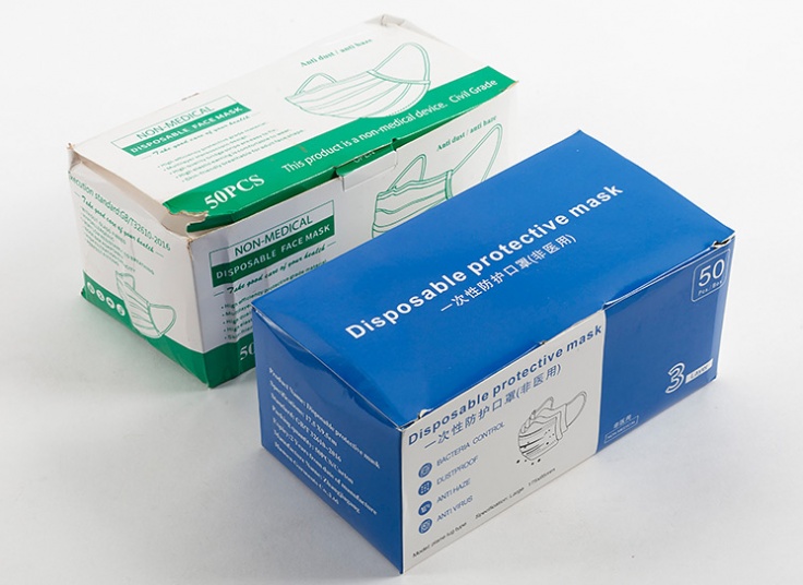 ماسک یکبار مصرف ملت بلون