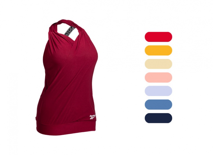 تاپ پشت ضربدری Reebok