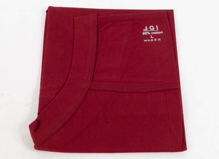 رکابی یقه خشتی سوپر پنبه BGI