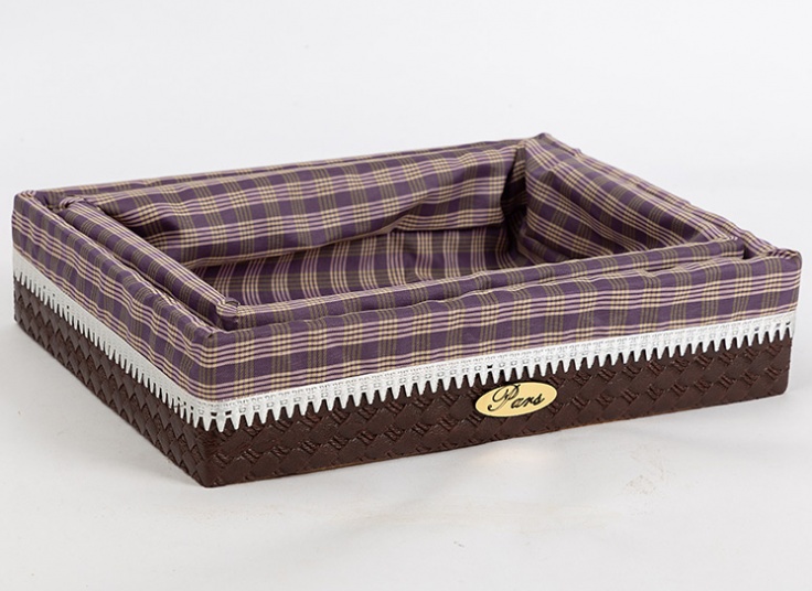 پک دو عددی سبد نان چوبی