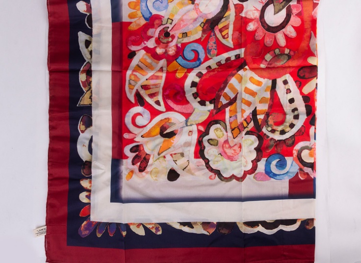 روسری ساتن قواره دار Ziboo