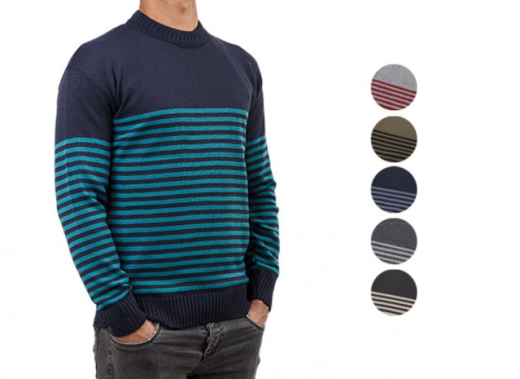 پلیور بافت مردانه Stripy