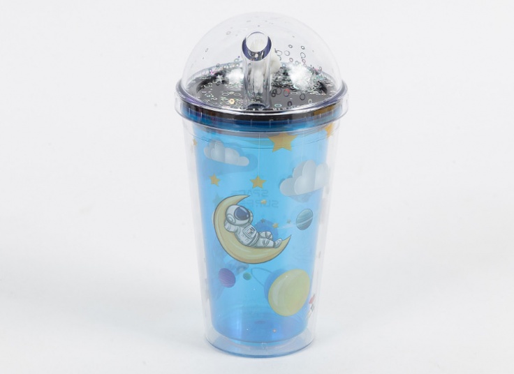 لیوان اسموتی چراغ دار گلکسی