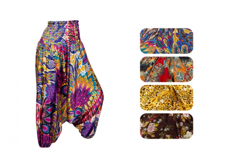 شلوار سندبادی طرحدار