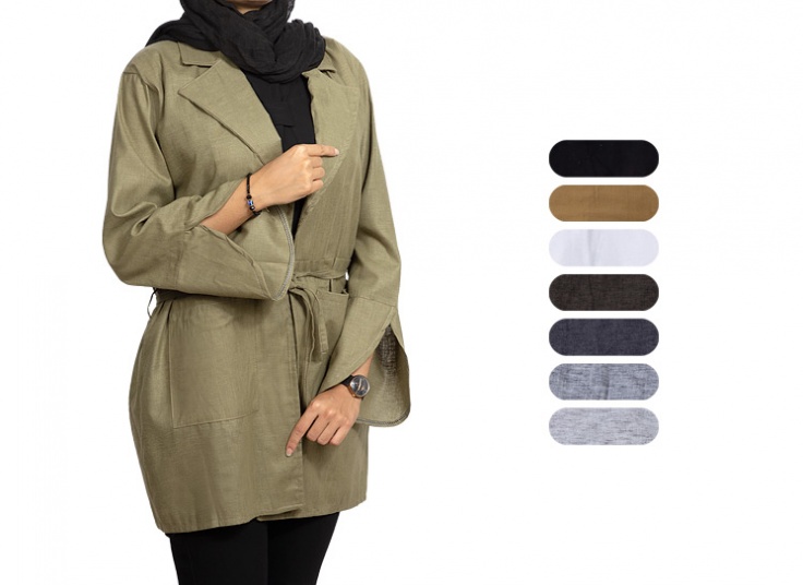 مانتو لینن زنانه