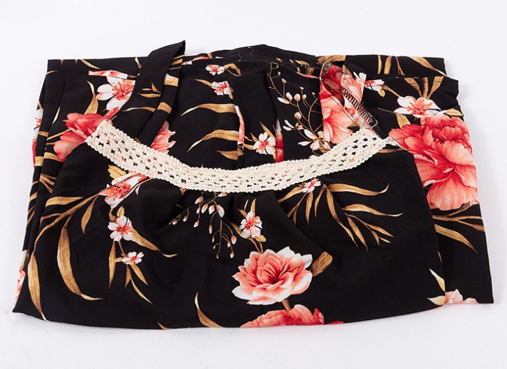 پیراهن نخی طرحدار