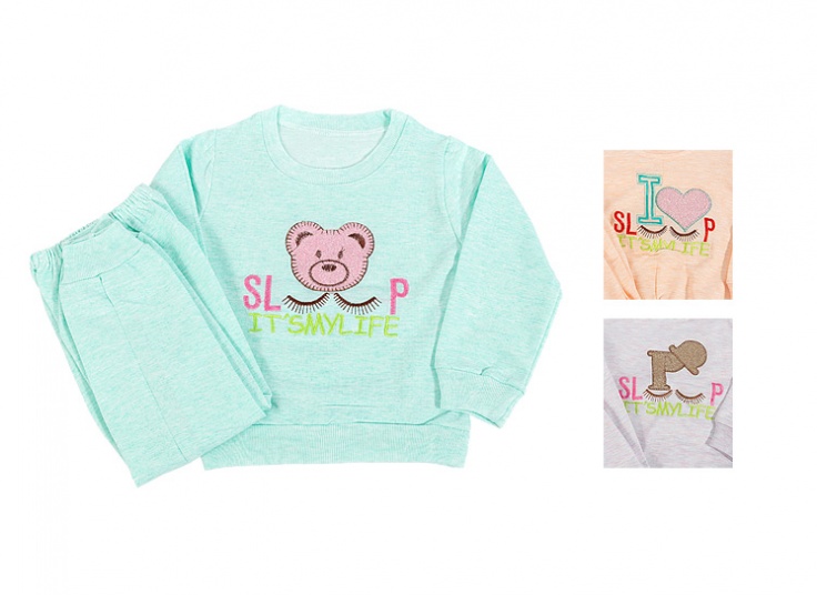 بلوز شلوار دخترانه تکه دوزی