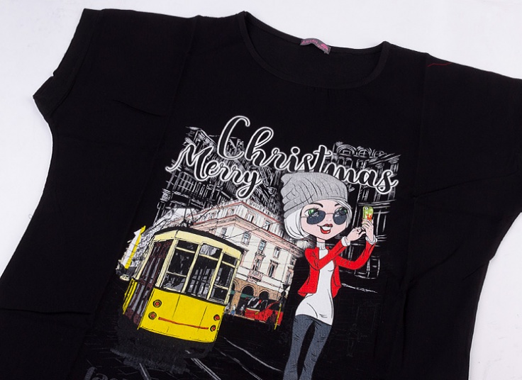 تیشرت زنانه Merry Christmas