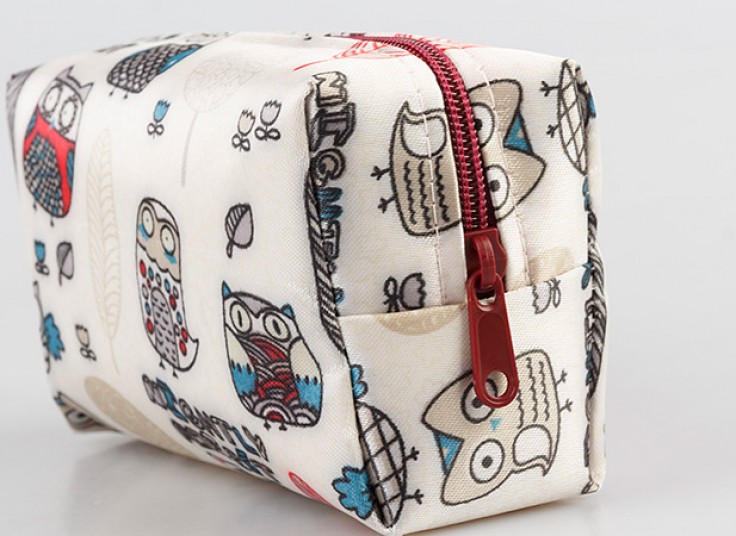 کیف لوازم آرایش طرح جغد