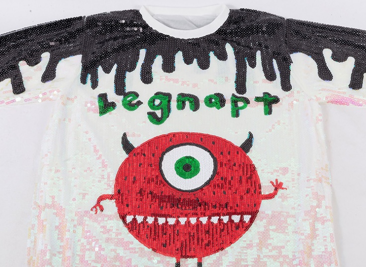 تیشرت پولکی زنانه