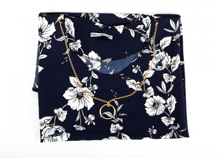 تونیک نخی گلدار