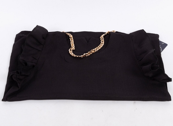 تاپ آستین چین دار