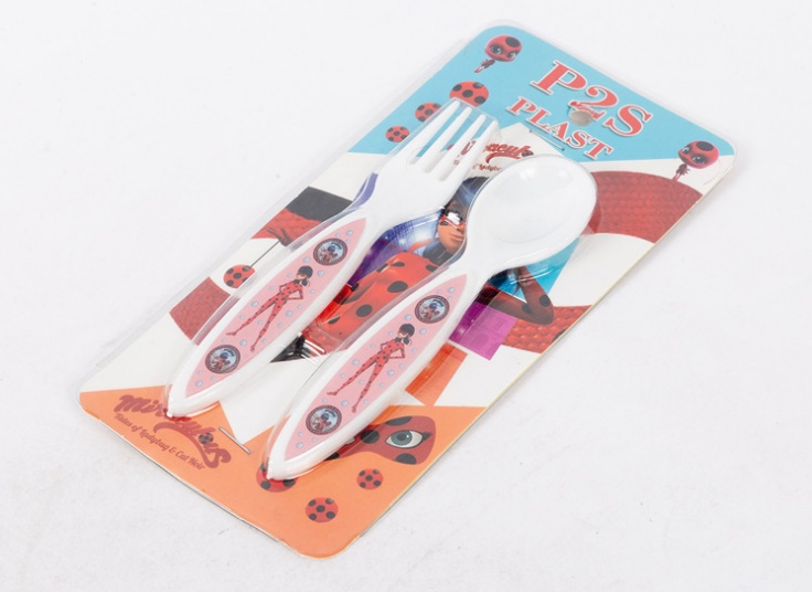 ست قاشق و چنگال بچگانه کارتونی