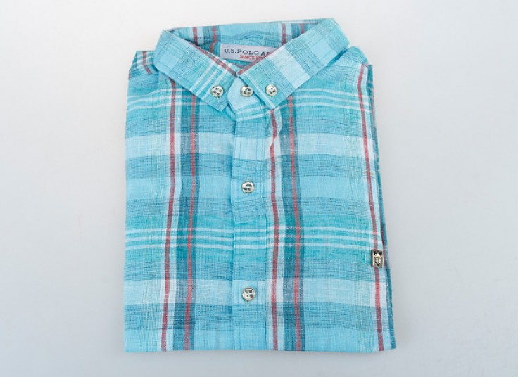 پیراهن چهارخانه مردانه طرح US POLO