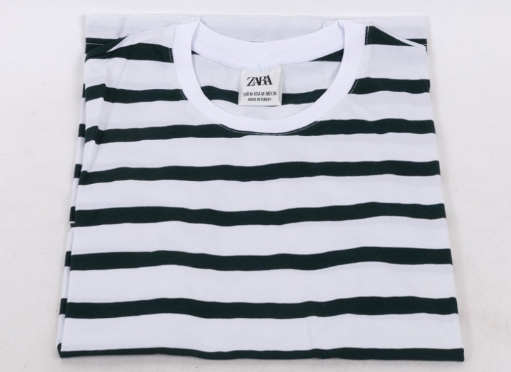 تیشرت مردانه راه راه طرح Zara