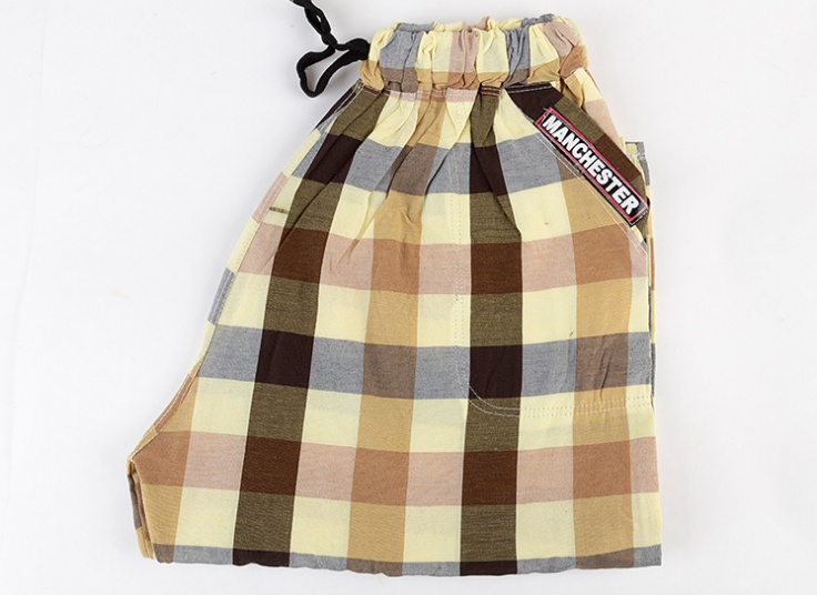 شلوارک راحتی مردانه چهارخانه