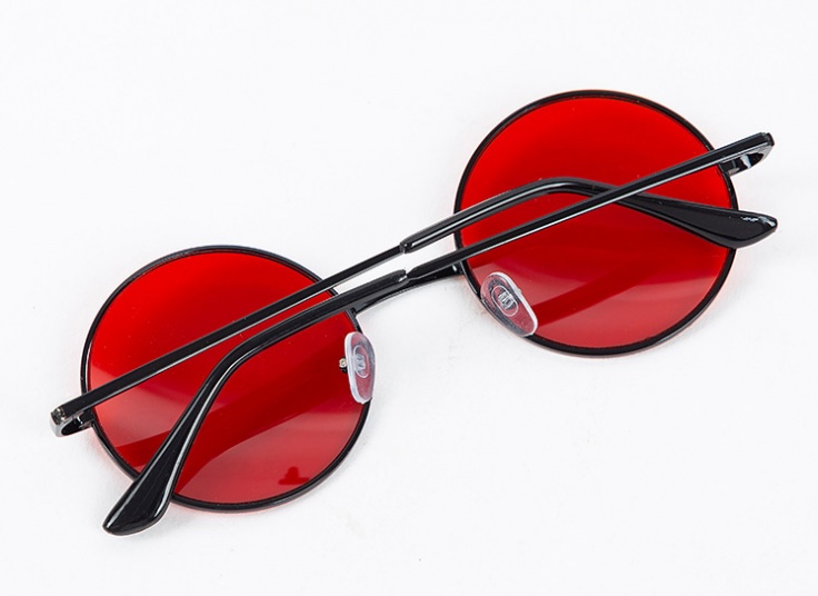 عینک فریم گرد رنگی